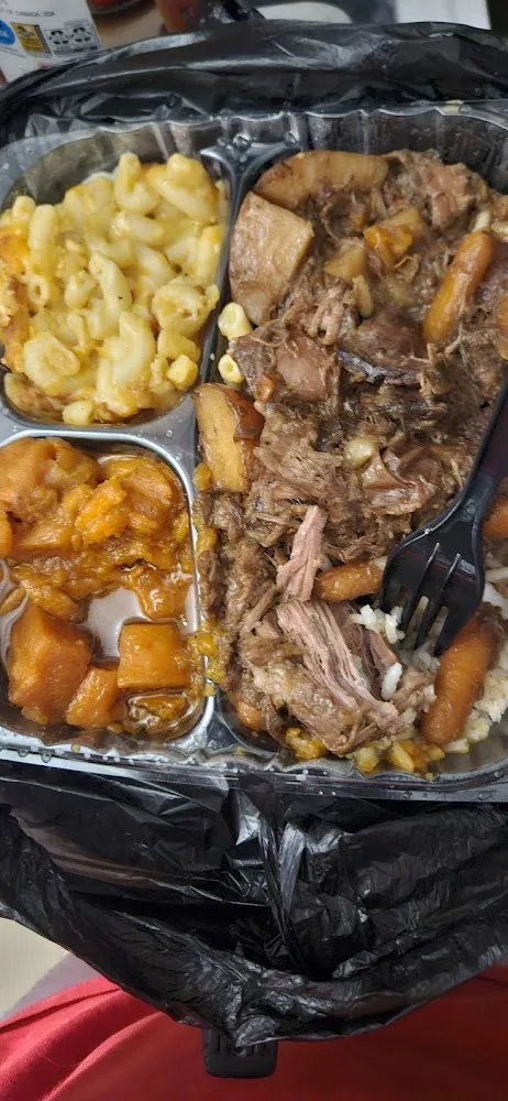 Pot Roast with Yams and Macaroni